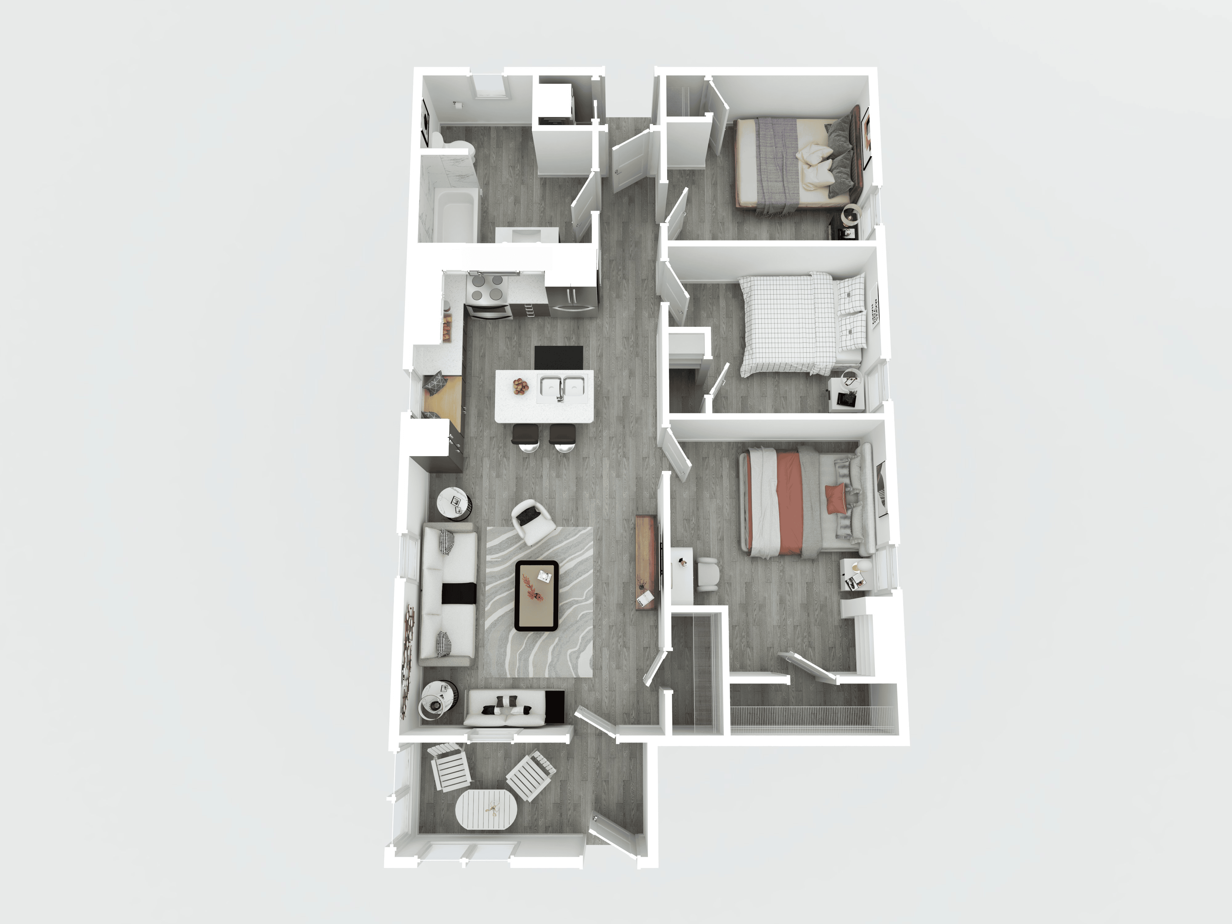 Harmony Residence 3D Floor Plan
